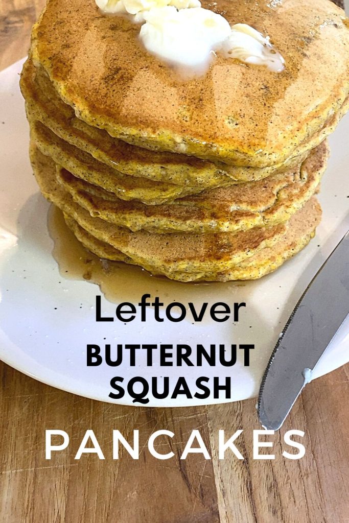 leftover butternut squash pancakes